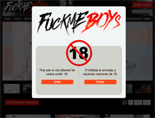 Tablet Screenshot of fuckmeboys.com